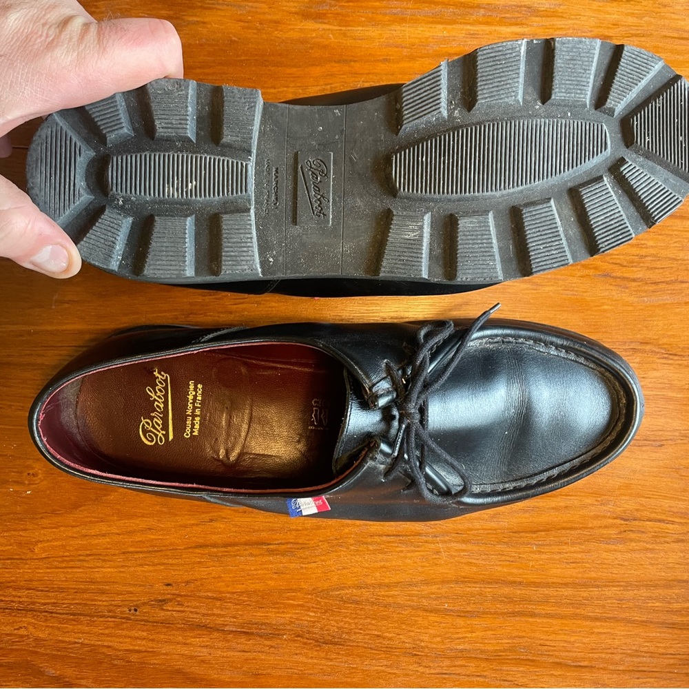 Paraboot Black Loafer Made in France
